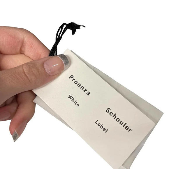 Proenza Schouler White Label High-Waisted Shorts in Bleach‎ Chambray Size 6 - Picture 8 of 11